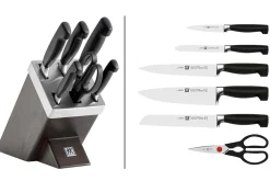 Bloc 6 pièces Zwilling Four Star auto-affûtant SharpBlock