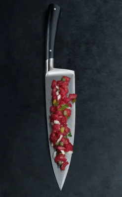 Bloc Sabatier Edonist en hêtre 5 couteaux forgés acier inox