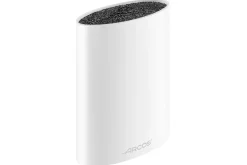Bloc universel design ovale blanc Arcos intérieur amovible fibres PP
