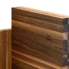 Bloc vide aimanté Artelegno Milano en bois de noyer pour 10 couteaux de cuisine