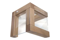 Bloc vide Artelegno Grand Prix en bois et plexiglass pour 10 couteaux de cuisine
