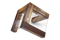 Bloc vide Artelegno Grand Prix en bois et plexiglass pour 10 couteaux de cuisine