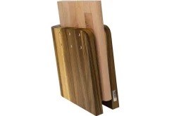 Bloc vide Artelegno Grand Prix pour 6 couteaux de cuisine + 1 planche à découper