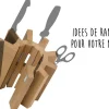 Bloc vide Artelegno Pisa bois de hêtre pour 8 couteaux de cuisine