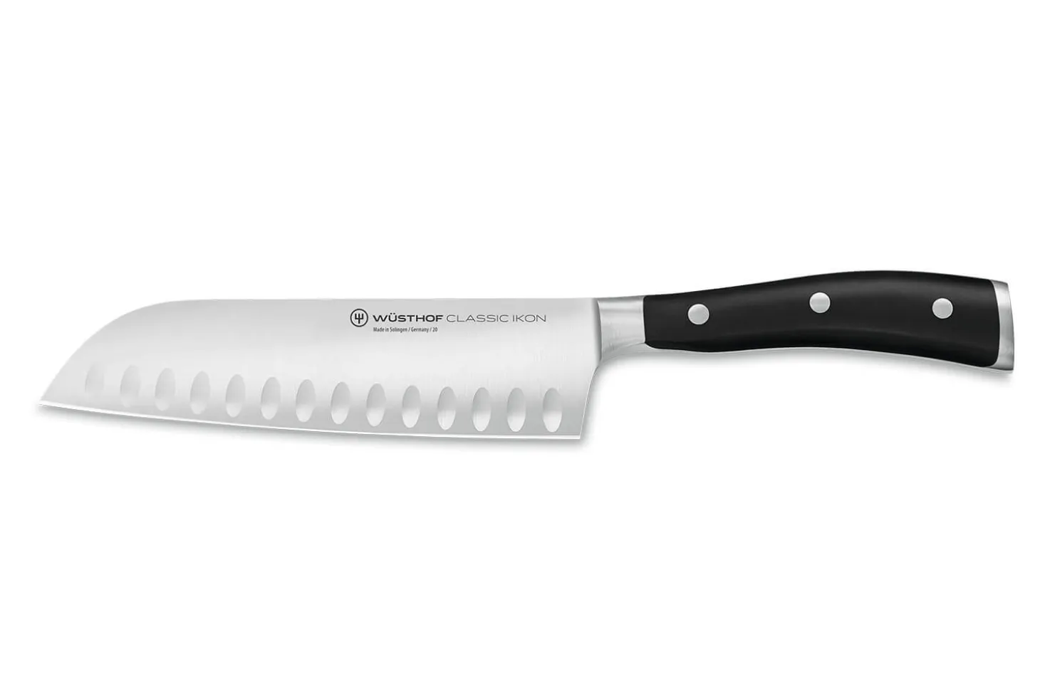 Bloc Wüsthof Classic Ikon noir - 6 couteaux forgés
