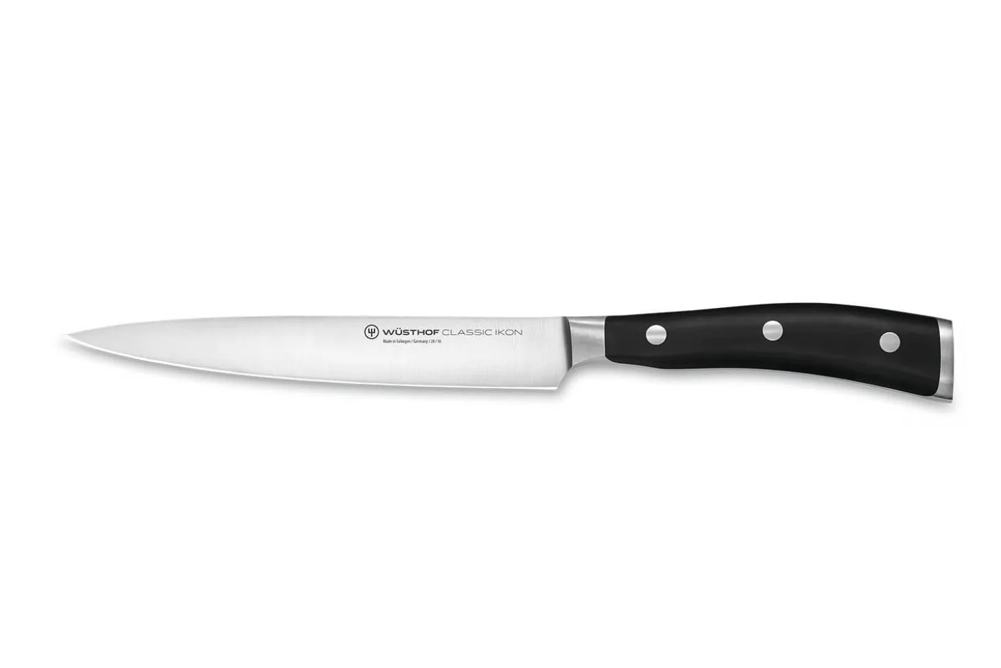 Bloc Wüsthof Classic Ikon noir - 6 couteaux forgés