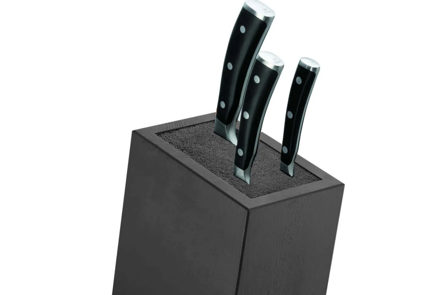 Bloc Wüsthof noir en fibres pour 10 couteaux
