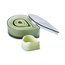 Boite de 7 découpoirs polyglass professionnels forme pointue unie