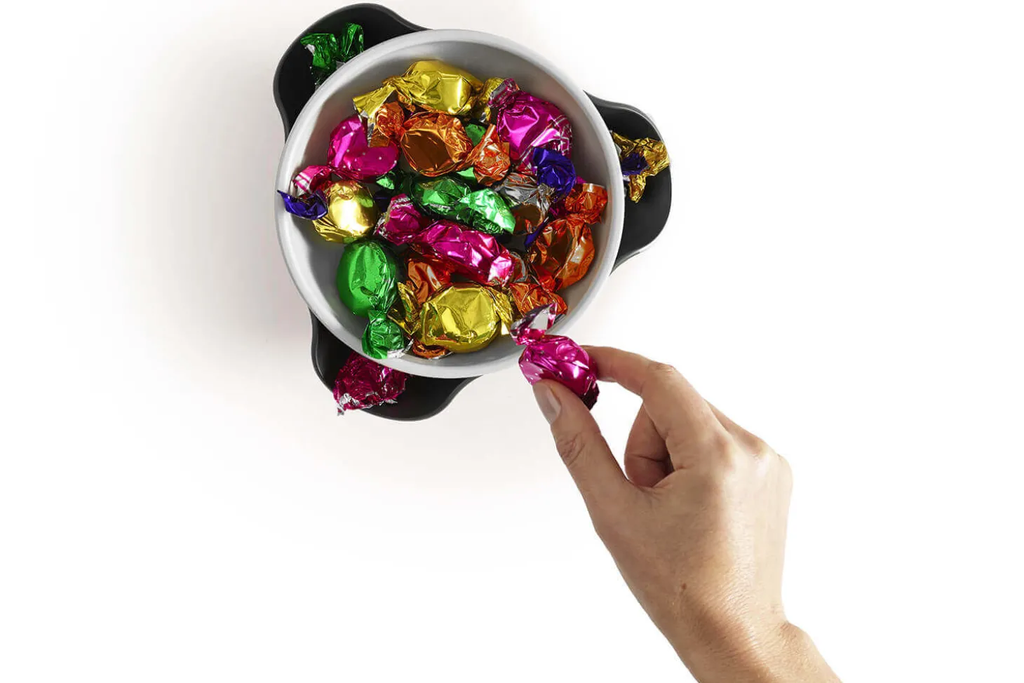 Bol de service Joseph Joseph Double-Dish avec base de récupération des déchets