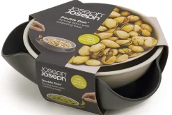 Bol de service Joseph Joseph Double-Dish avec base de récupération des déchets