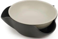 Bol de service Joseph Joseph Double-Dish avec base de récupération des déchets