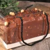 Boîte à bûche transparente Patisdécor avec poignées 30x11x11cm