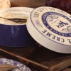 Boîte à brie Artesà Creative Tops Gourmet en céramique bleu motif vintage