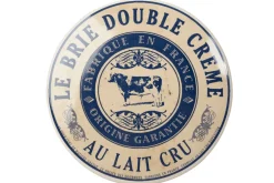 Boîte à brie Artesà Creative Tops Gourmet en céramique bleu motif vintage