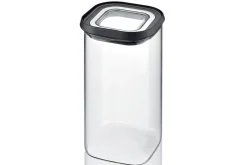 Boîte de conservation Gefu Pantry en verre borosilicate 1400ml + 3 étiquettes autocollantes