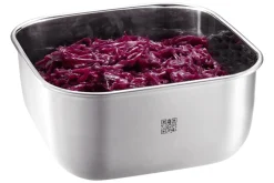 Boîte de conservation Gefu Provido carrée 1800ml en acier inox