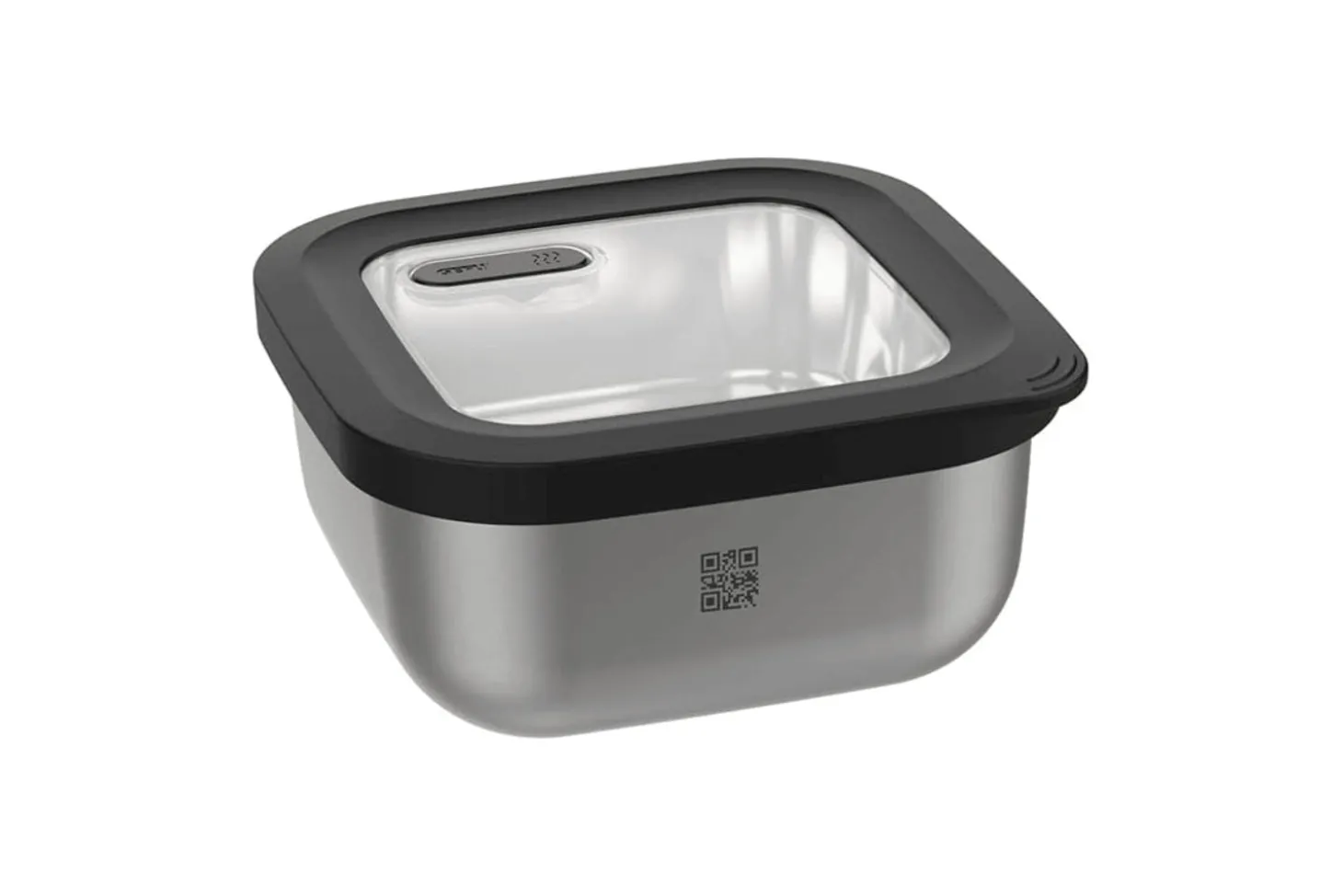 Boîte de conservation Gefu Provido carrée 400ml en acier inox