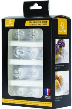 Boîte de 12 douilles "spécial export" Matfer en polycarbonate