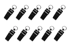 Boîte de 10 sifflets Elless sport noir - Parfaits pour entraineur