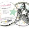 Boîte 6 emporte-pièces Scrapcooking en inox - Étoiles