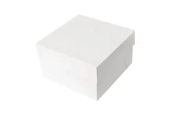 Boîte à gâteaux Patisdécor en carton blanc
