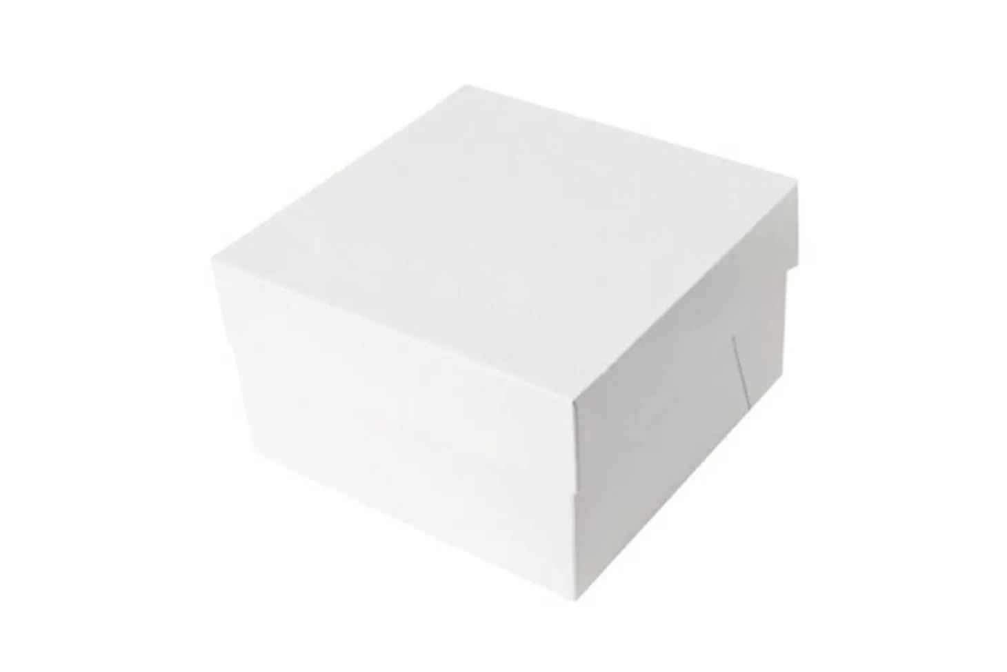 Boîte à gâteaux Patisdécor en carton blanc