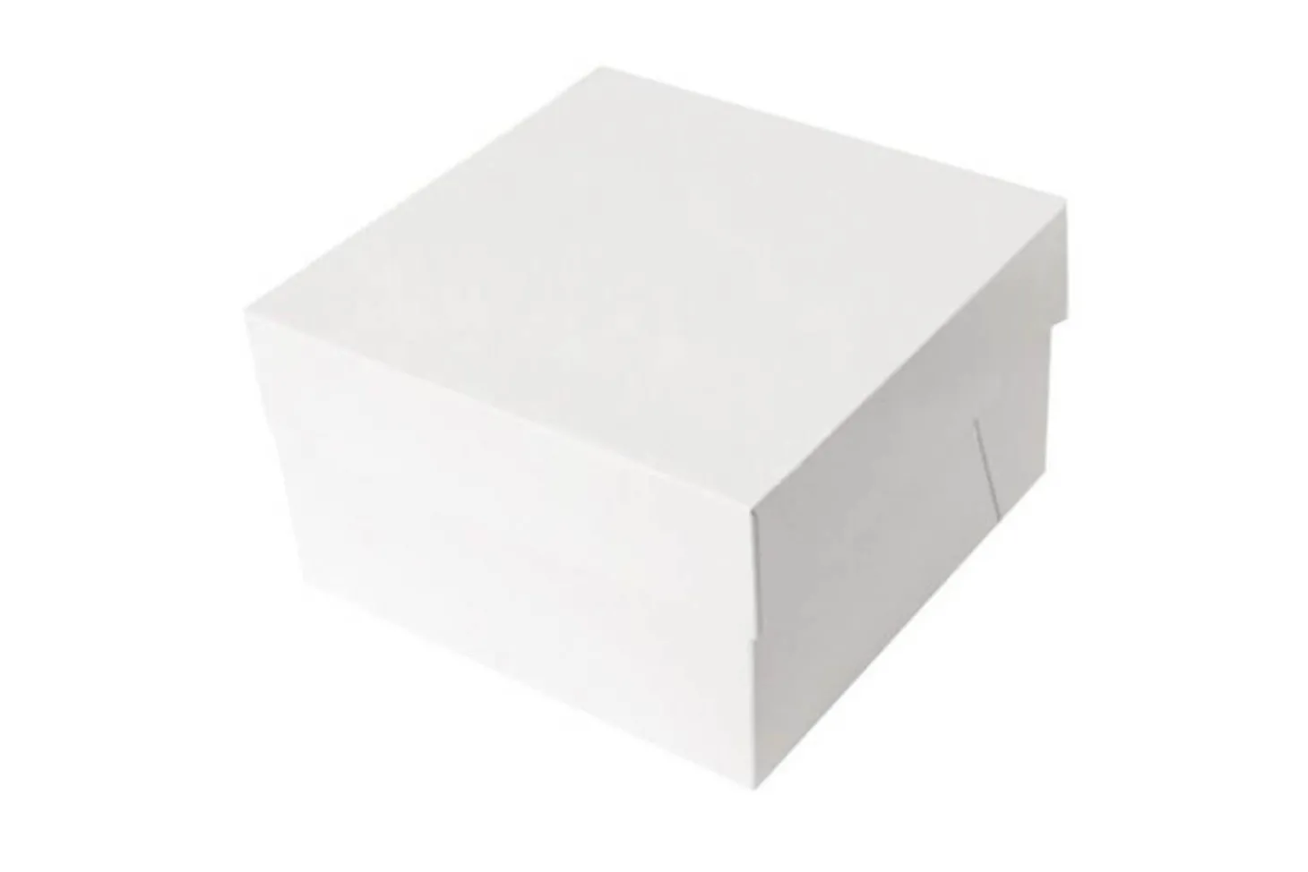Boîte à gâteaux Patisdécor en carton blanc