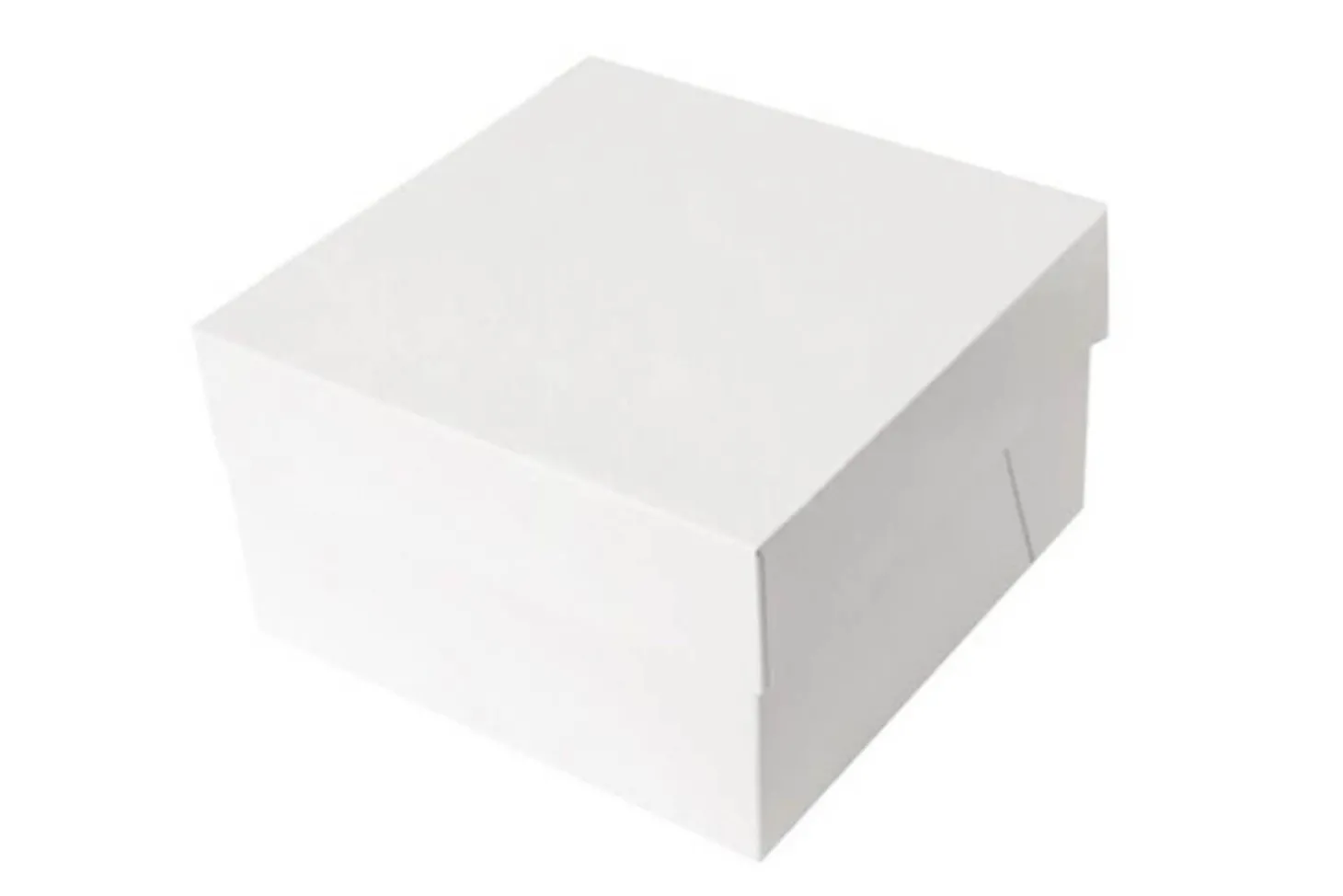 Boîte à gâteaux Patisdécor en carton blanc
