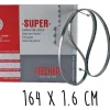 Boîte 5 lames dentées FISCHER Super acier suédois 164cm pour scie électrique à ruban largeur 16mm