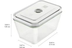 Boîte sous vide Zwilling Fresh & Save en verre borosilicate