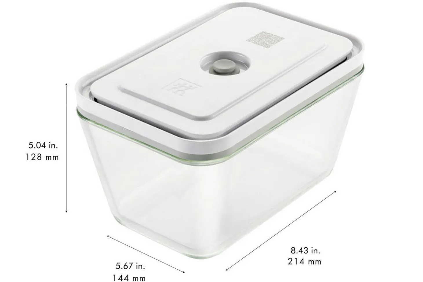 Boîte sous vide Zwilling Fresh & Save en verre borosilicate