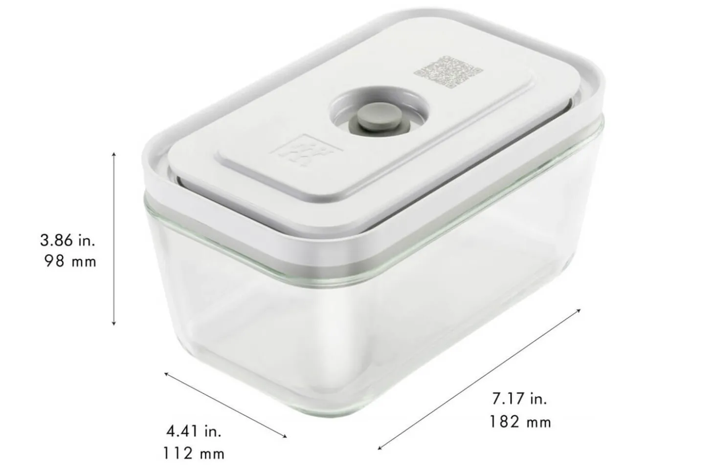 Boîte sous vide Zwilling Fresh & Save en verre borosilicate