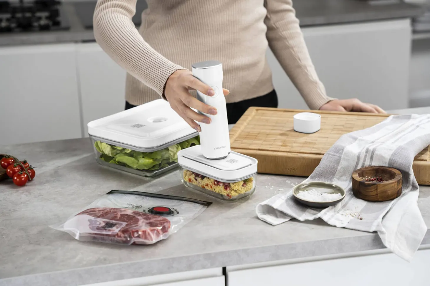 Boîte sous vide Zwilling Fresh & Save en verre borosilicate