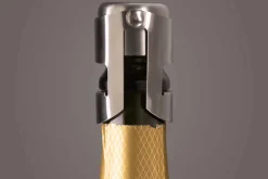 Bouchon champagne Vacu Vin acier brossé
