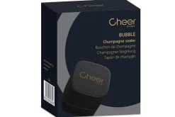 Bouchon de conservation spécial champagne Cheer Moda Bubble - Noir & Bronze