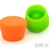 2 bouchons à vin Pulltex en silicone coloré