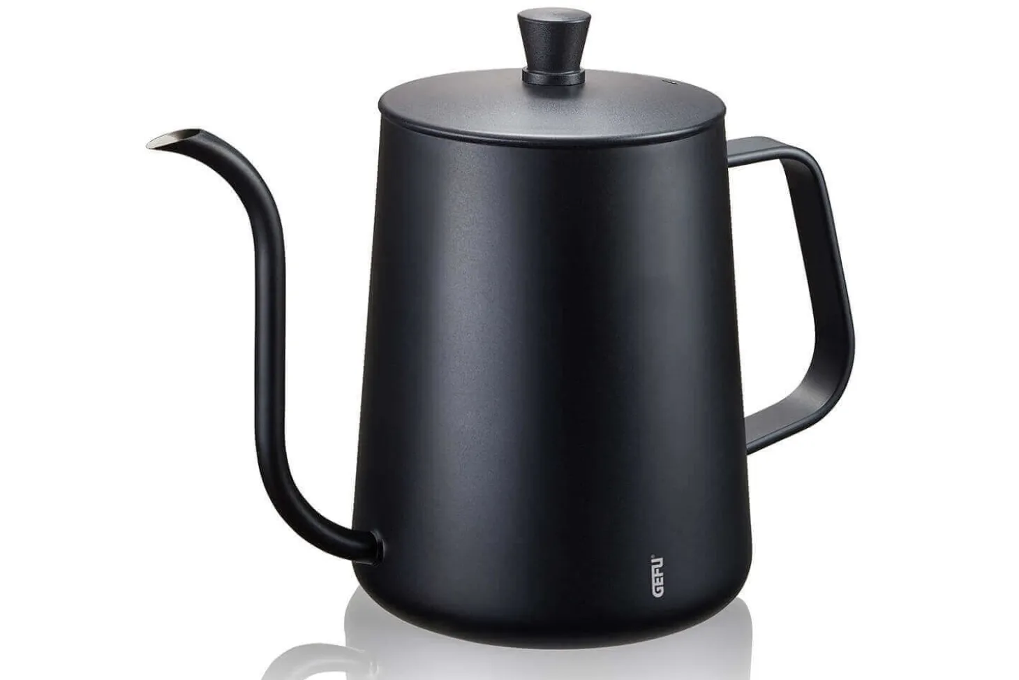 Bouilloire Gefu Cinero 500ml noire à bec col de cygne