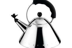 Bouilloire induction Alessi Oisillon en inox 18/10 design par Michael Graves