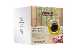 Bouteille huilier vinaigrier ronde 2 en 1 KitchenCraft
