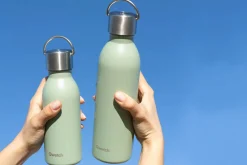 Bouteille isotherme Qwetch Active inox recyclé 1000ml – 4 coloris