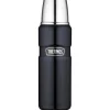 Bouteille Thermos® King inox double paroi + tasse - 0.47L