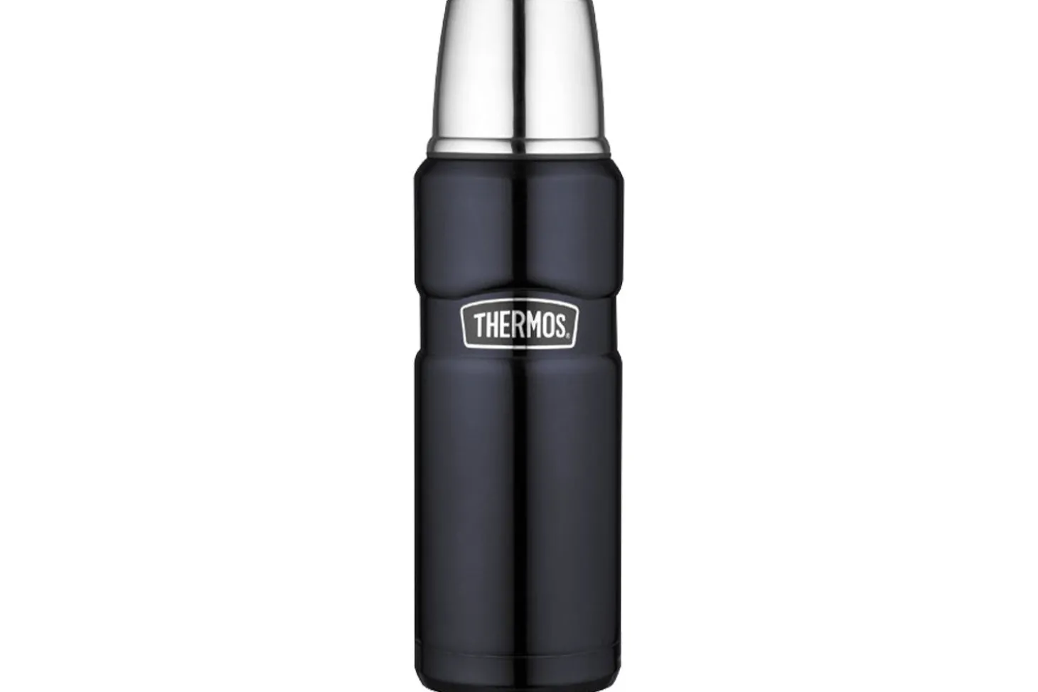 Bouteille Thermos® King inox double paroi + tasse - 0.47L