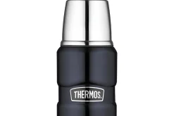 Bouteille Thermos® King inox double paroi + tasse - 0.47L