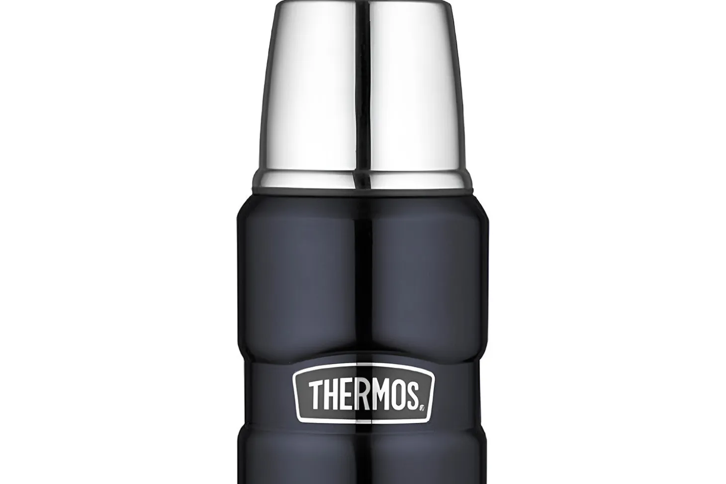 Bouteille Thermos® King inox double paroi + tasse - 0.47L