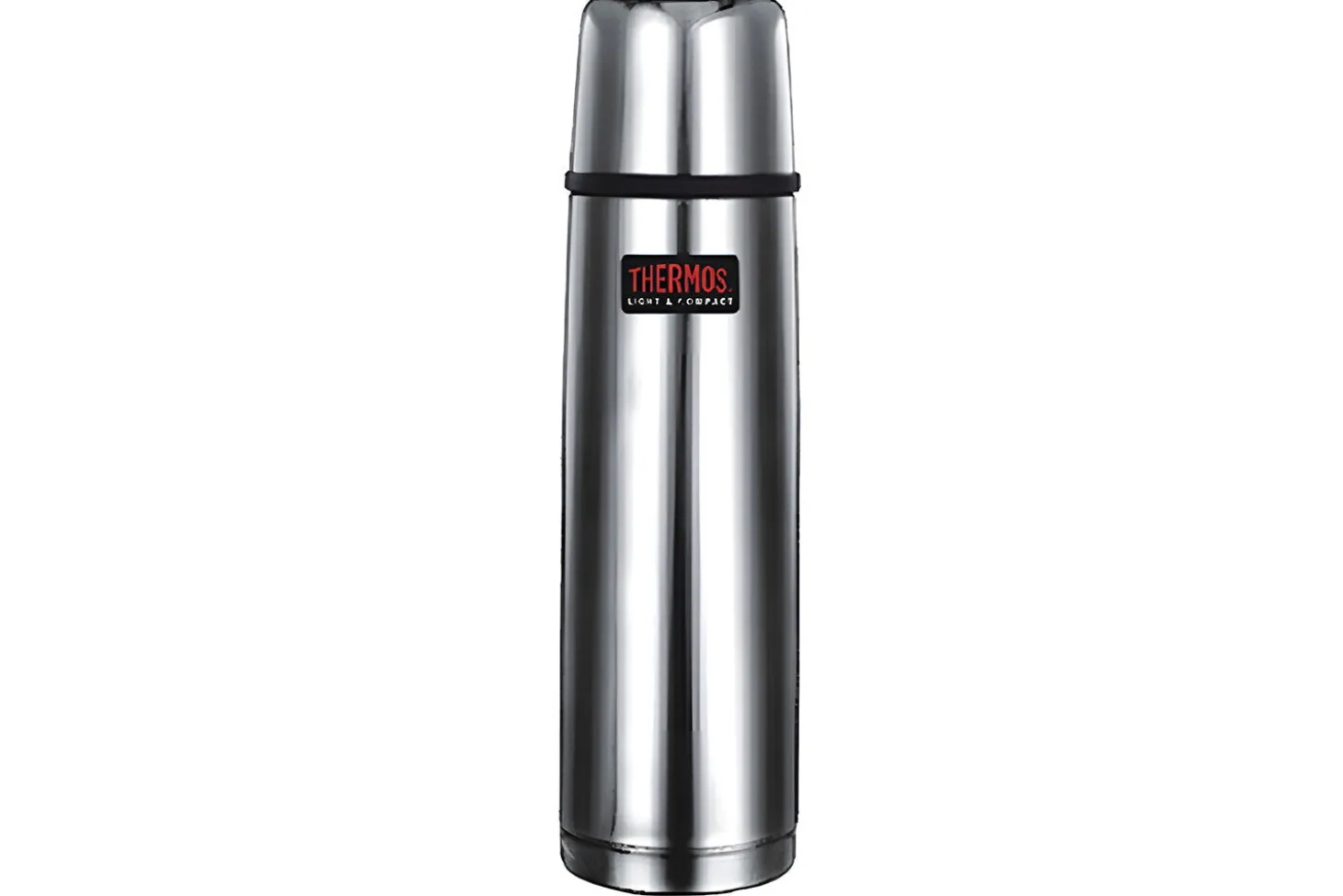 Bouteille Thermos® Light & Compact tout inox double paroi + tasse - 0.5L