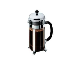 Cafetière Bodum Chambord à piston avec filtre inox - 1L 8 tasses