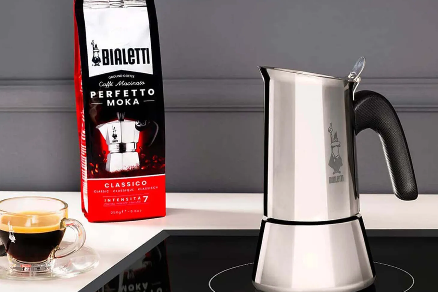 Cafetière italienne Bialetti Venus 235ml 6 tasses compatible induction
