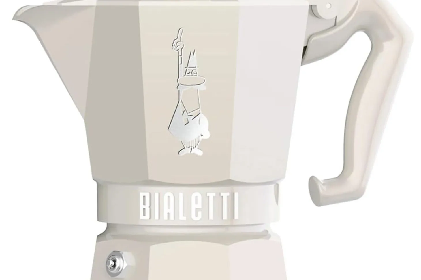 Cafetière italienne Bialetti Moka Exclusive crème