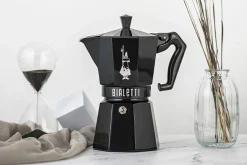 Cafetière italienne Bialetti Moka Exclusive noir