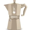 Cafetière italienne Bialetti Moka Exclusive Octagonal induction beige sable